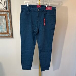 Women’s Dark teal skinny Ankle Jeans NW5 20